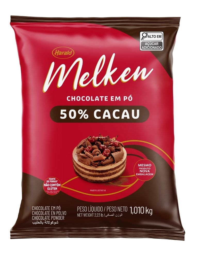 Chocolate em Pó 50% Cacau 1,01kg HARALD M...