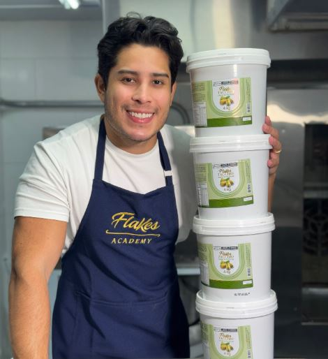 Creme Flakes Pistache 4kg GUSTOSIA