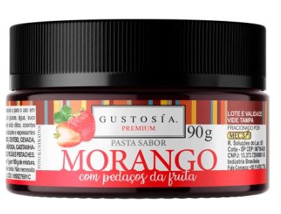 GUSTOSIA Pasta Saborizante Morango 90g