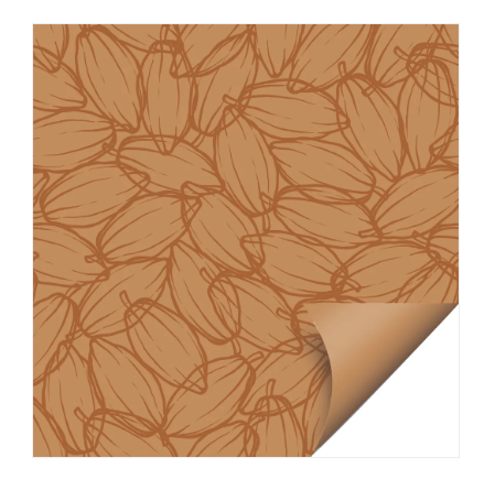 Folha Double Face Chocolate Marrom 69x89 ...