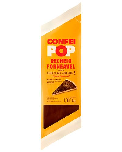 Recheio Forneável Chocolate Ao Leite Conf...