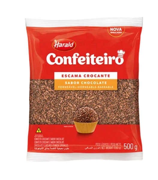 Chocolate Granulado Escama Crocante 500g ...