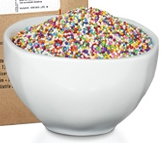 Confeito Miçanga 8 Cores 500g LEKE GOURMET