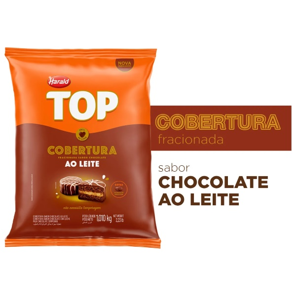 Cobertura Chocolate Ao Leite Gotas - 1,01...