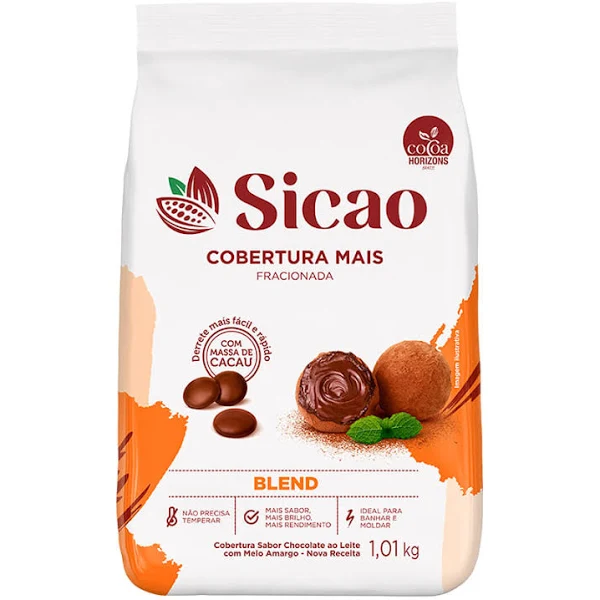 Cobertura Mais Chocolate  Blend Gotas 1,0...