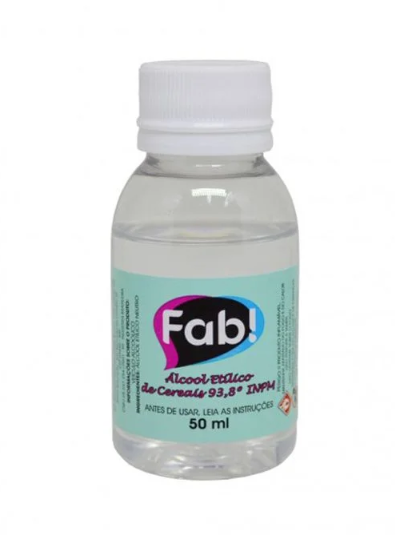Álcool Etílico de cereais 93,8º inpm 50ml...
