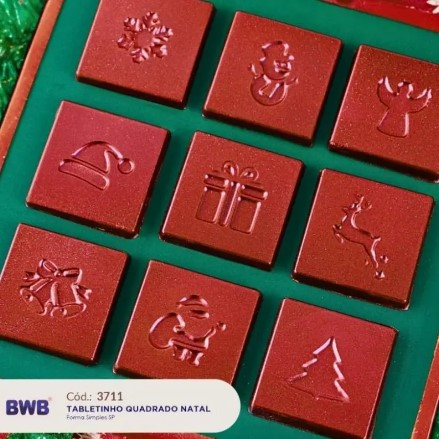 Forma para Chocolate BWB 3711 - Simples -...