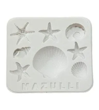 Molde de Silicone Conchas do Mar 2590 MAZ...