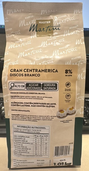 Cobertura Branco Gotas 1,01kg CENTRAMERI ...