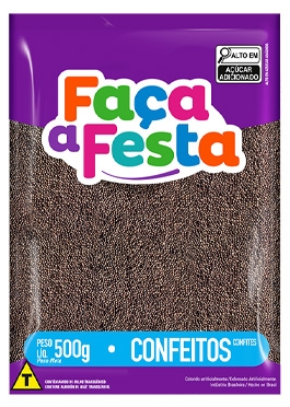 Confeito Miçanga Brigadeiro 500g LEKE