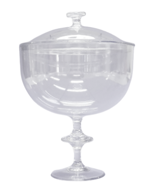 Taça Americana Cristal com Tampa 800ml DO...