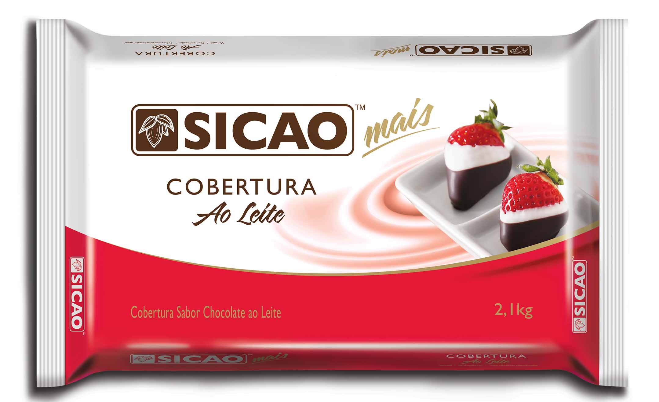 Cobertura Mais Chocolate  ao Leite Barra ...