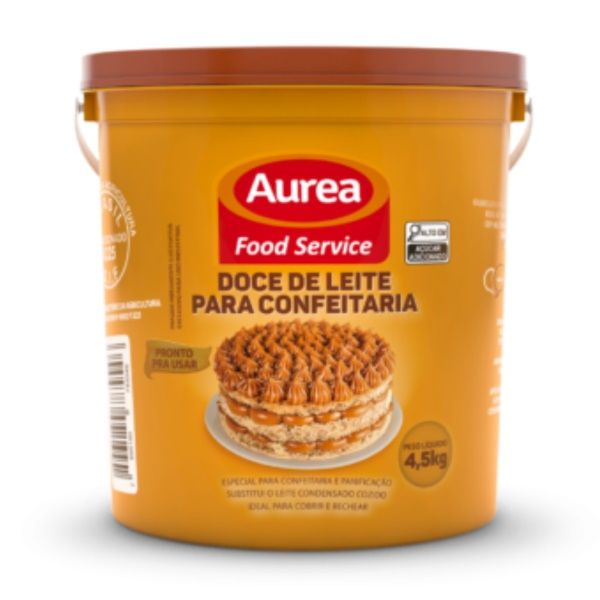Doce de Leite para Confeitaria 4,5kg AUREA