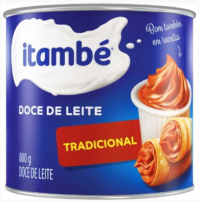 Doce de Leite Tradicional Lata 800g ITAMBE 