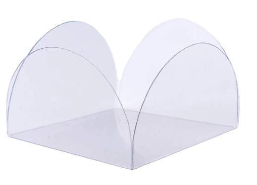 Forma 4 Pétalas Cristal 3,5x2,2cm 50 unid...