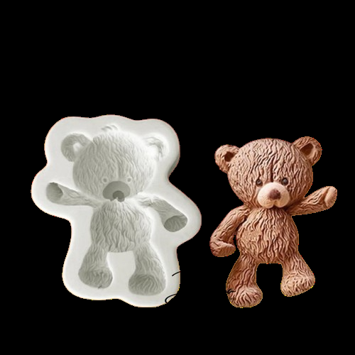 Molde de Silicone Urso Fofo 2685 MAZULLI