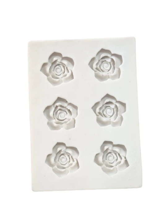 Molde de Silicone Rosas Chiques 2701 MAZULLI
