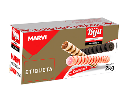 Casquinha Biju Rech. Choco tubete 2kg - 3...