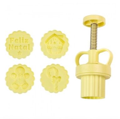 Kit Ejetor Max Natal Doce 3D 5 peças BLUE...
