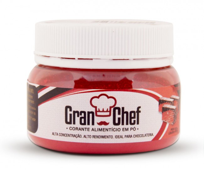Corante em pó Lipossolúvel Vermelho 30g G...