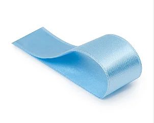 Fita Cetim Azul Bebê 6,5mmx10m CROMUS