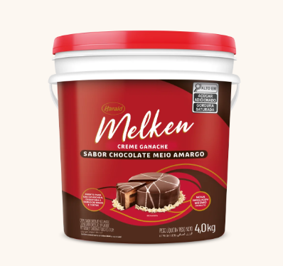 Creme Ganache de Chocolate Amargo 4kg HAR...
