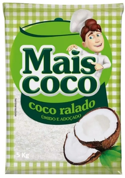 Coco Ralado Úmido Adoçado 5kg SOCOCO MAIS...