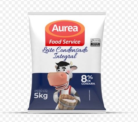 Leite Condensado Integral Bag 5kg AUREA