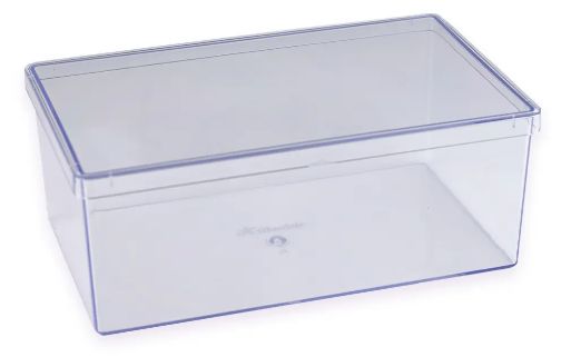 BLUE Cake Box Cristal Retangular c/ Tampa...