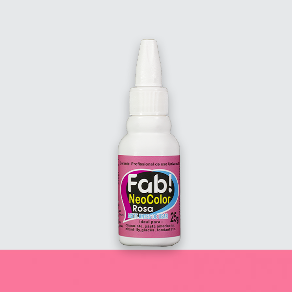 Corante Universal Rosa 25g gel - FAB Neoc...