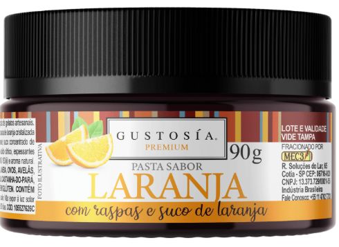 GUSTOSIA Pasta Laranja 90g