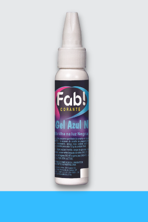 Corante Azul Neon 25g gel - FAB SoftGel