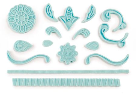 Molde Pasta Americana Renda Verde ALLONSY