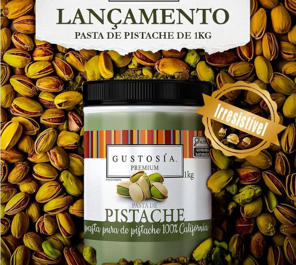 Pasta Saborizante Pistache 100% Califórni...