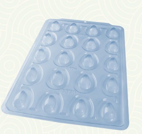 BWB 3573 Forma 3 Partes Ovo Liso 10g 20 Cav.