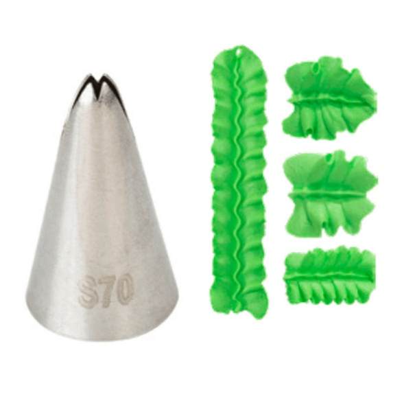 Bico De Confeitar Folha 70 SILVER