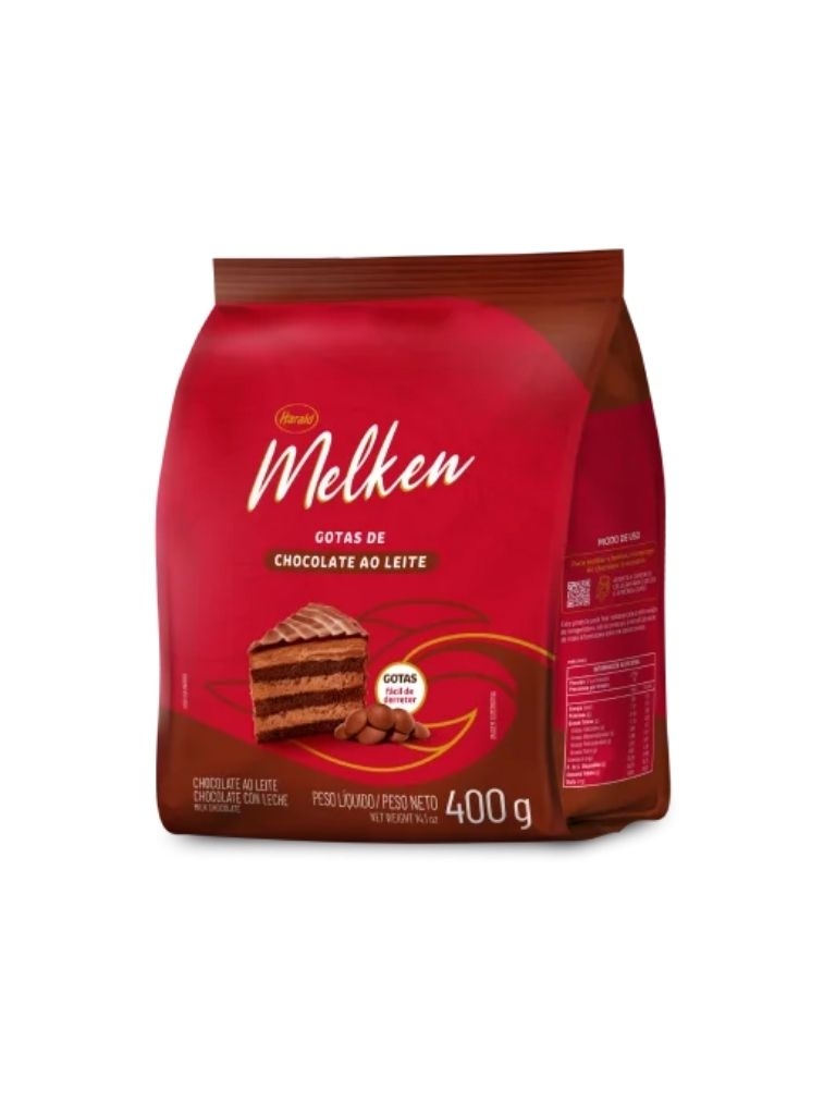 Chocolate Nobre Ao Leite Gotas 400g HARAL...