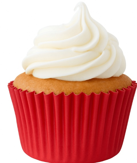 Forminha n°02 Mini Cupcake Vermelha 45 un...