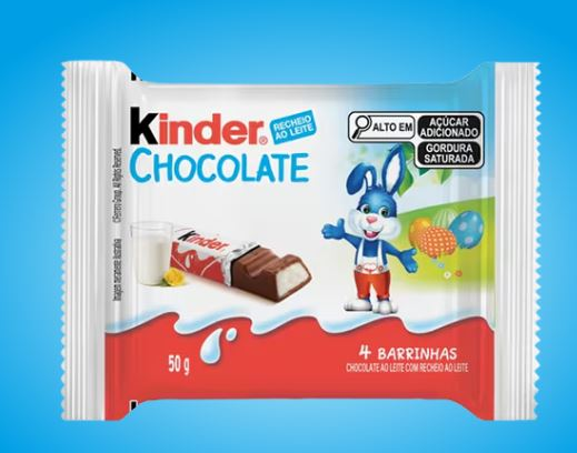 Kinder Chocolate 50g - 4 unidades FERRERO