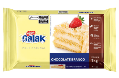 Chocolate Branco Galak Barra 1kg NESTLÉ