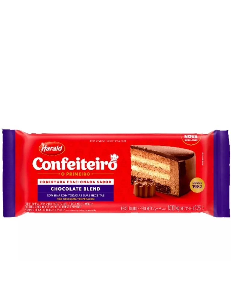 Cobertura fracionada Blend 1,01kg barra -...
