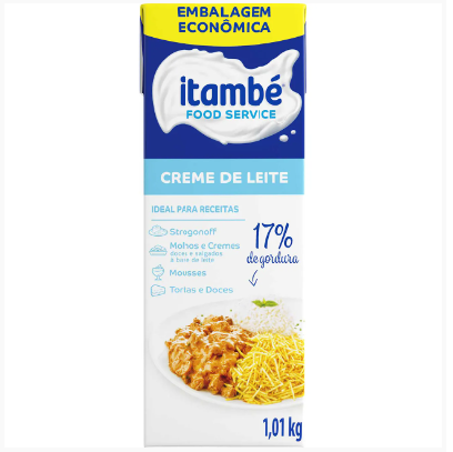 Creme de Leite 17% Cartonado 1,01kg ITAMBE 