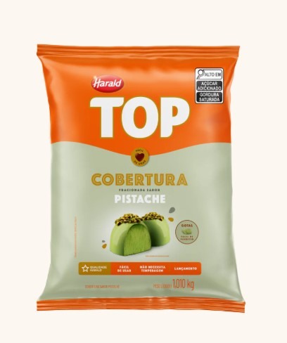 Cobertura sabor Pistache Gotas - 1,01kg H...