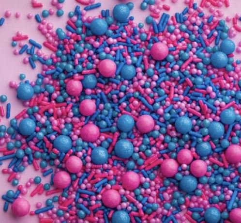 Confeito Sprinkles Pink Blue 50g JADY