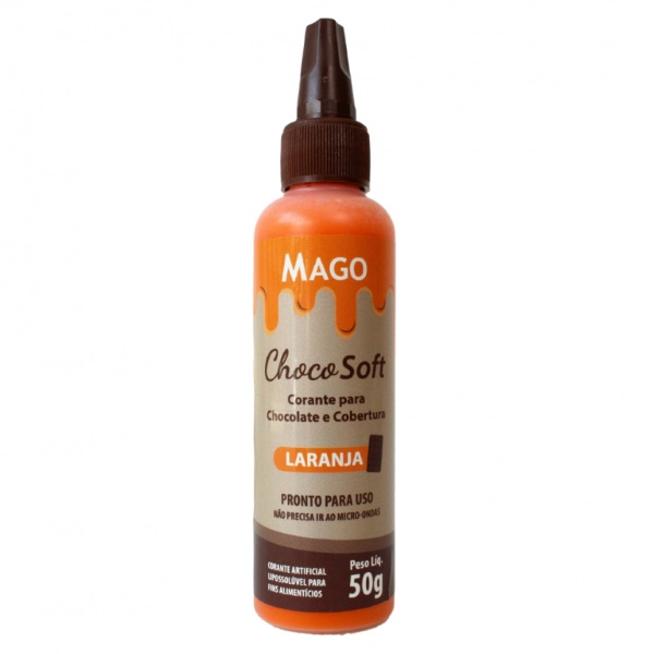 Corante Choco Soft Laranja 50g MAGO