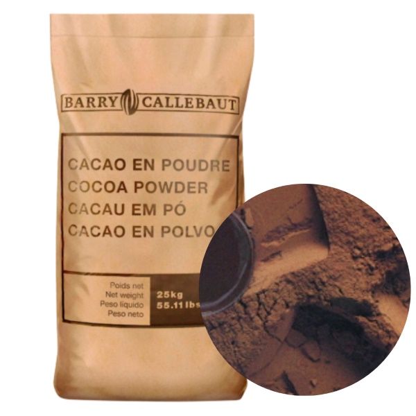 Cacau em pó 100% Alcalino Médio 25kg Barr...
