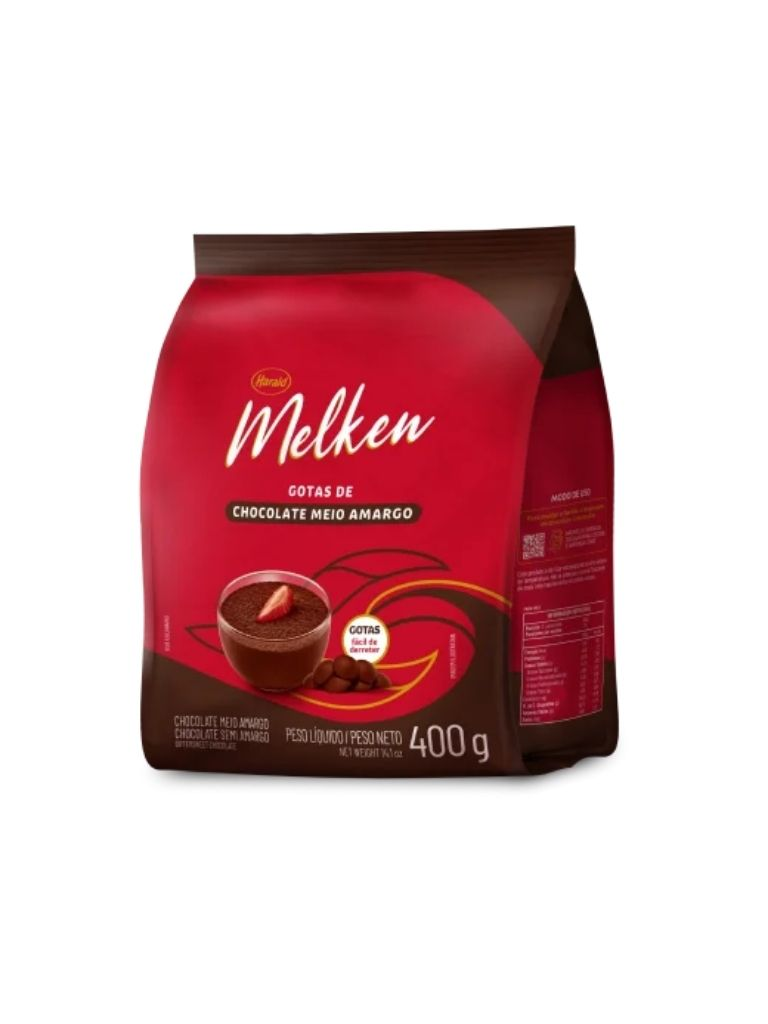 Chocolate Nobre Amargo Gotas 400g HARALD ...