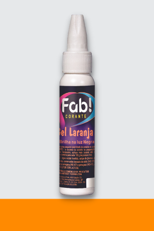 Corante Laranja Neon 25g gel - FAB SoftGel