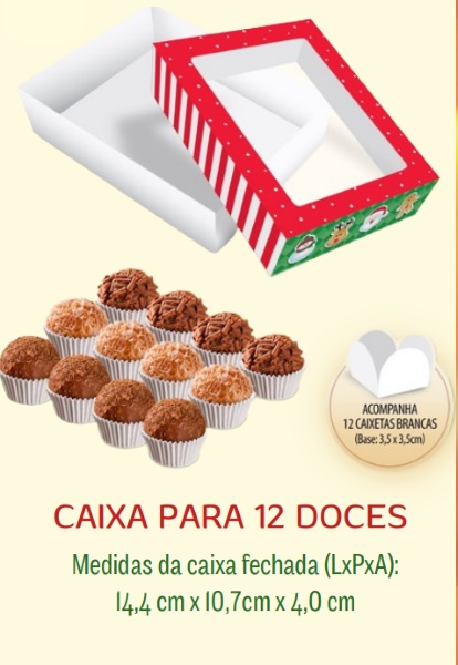 Caixa 12 Doces Natal 22 ULTRA