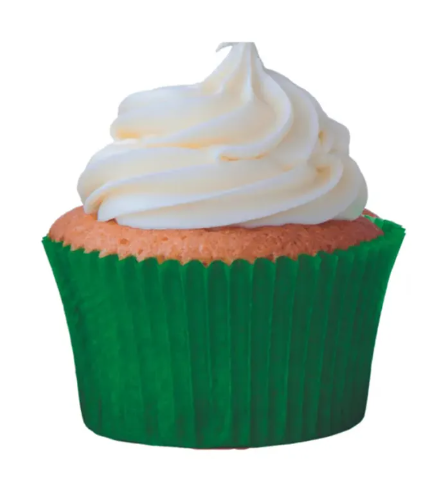 Forminha n°02 Mini Cupcake Verde Bandeira...